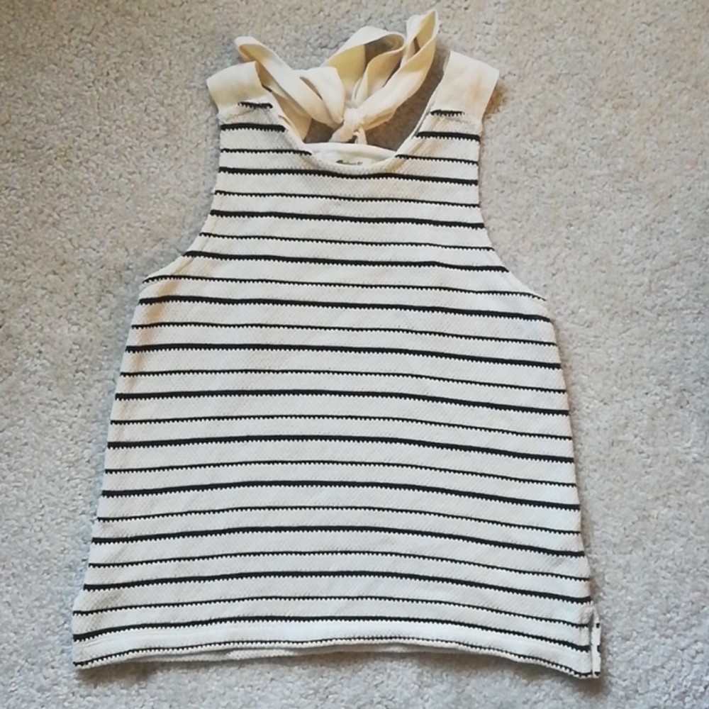 Madewell Knit Tank Top w/ Adjustable Tie Straps